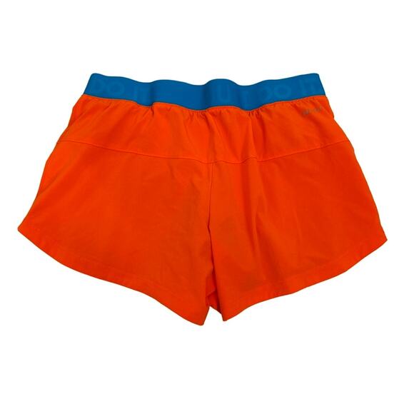 Nike 2 in 1 Orange Pink Blue Dri Fit Athletic Shorts Size Women's Small - Picture 2 of 3